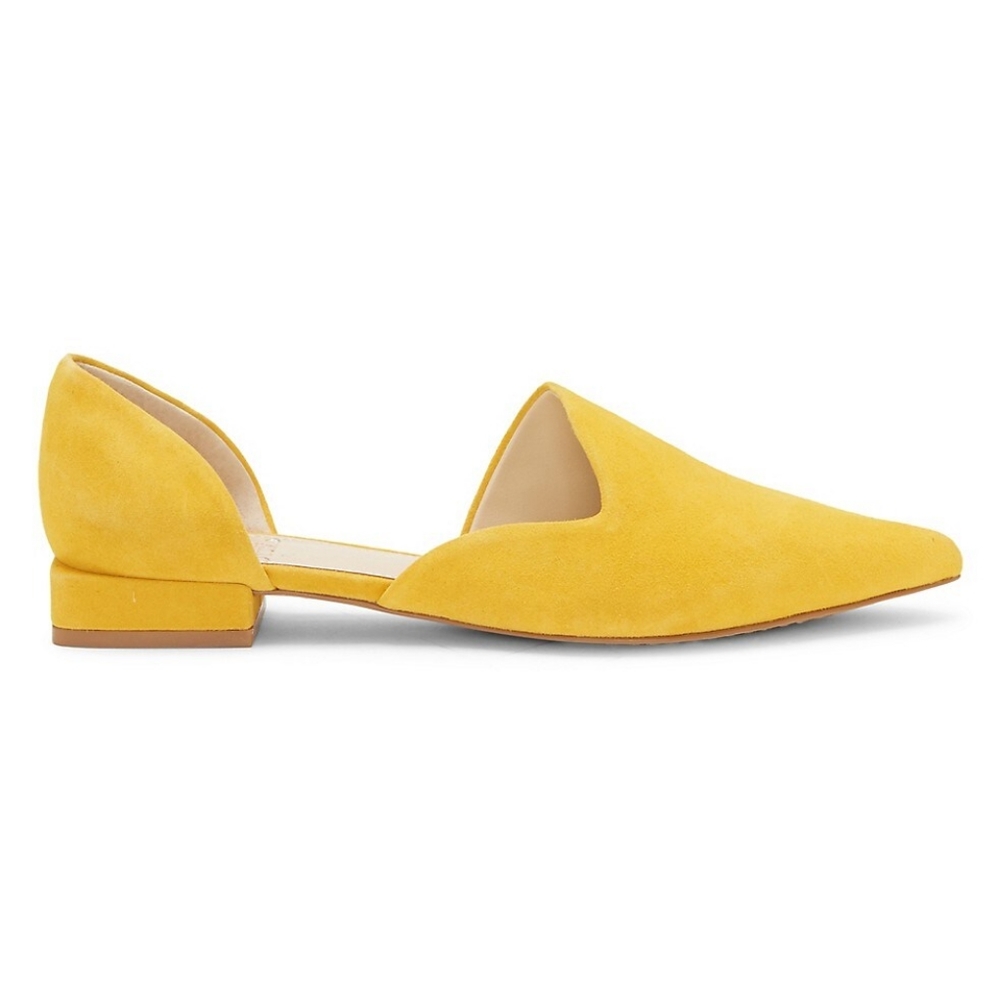 Vince Camuto suede D'Orsay Flats